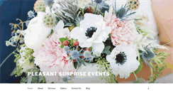 Desktop Screenshot of pleasantsurpriseevents.com